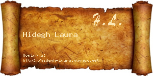 Hidegh Laura névjegykártya